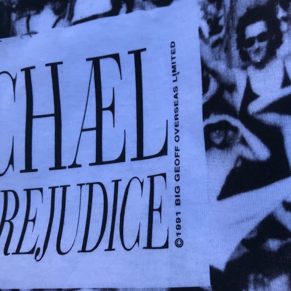 ‘91 George Michael Crazy Full print tee - Picture 2 of 4